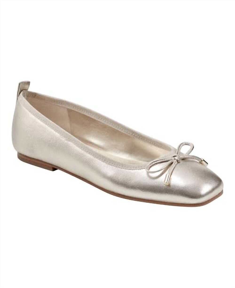 NEW MARC FISHER women's ubet slip on ballet flats in beige